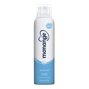 Desodorante aerosol sensível sem perfume Monange 150ml