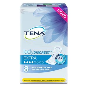 Absorvente lady discreet extra 8 unidades Tena