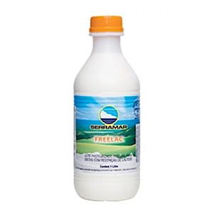 Leite pasteurizado integral freelac Serramar 1 litro