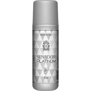 Desodorante em Spray Masculino Senador Platinum 90ml