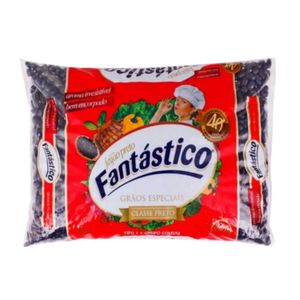 Feijão preto tipo 1 grãos especiais Fantástico 1kg