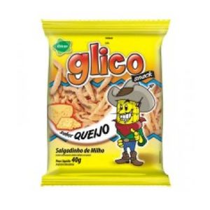 Salgadinho sabor queijo Glico 80g