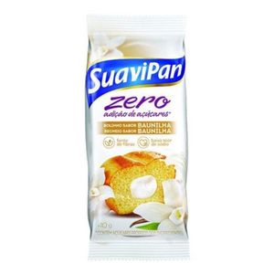 Bolinho Suavipan Zero Açúcar Baunilha 40g
