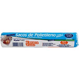 Saco de picotado ensaca tudo com 100 unidades Wyda 3kg