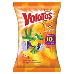 Salgadinho lua sabor queijo Yokitos 135g