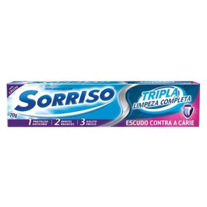 Creme Dental Sorriso Limpeza Completa 70g
