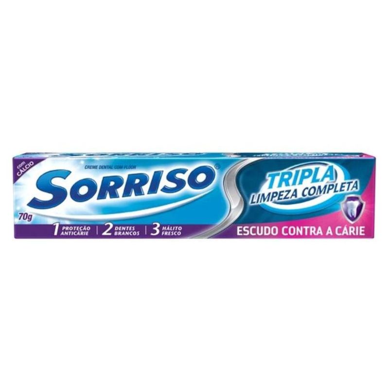 Creme Dental Sorriso Limpeza Completa 70g - Supermercado Coop