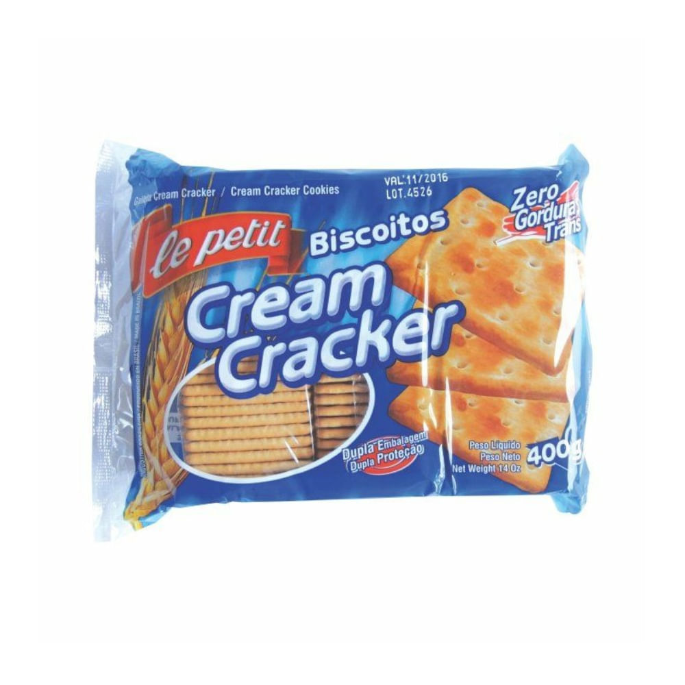 Biscoito Cream Cracker Le Petit 400g Supermercado Coop