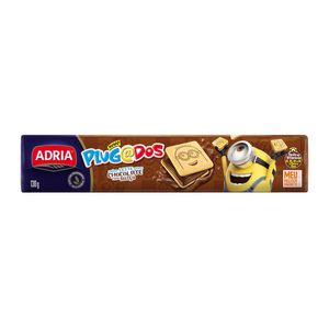 Biscoito Recheado Adria Plugados Chocolate 130g