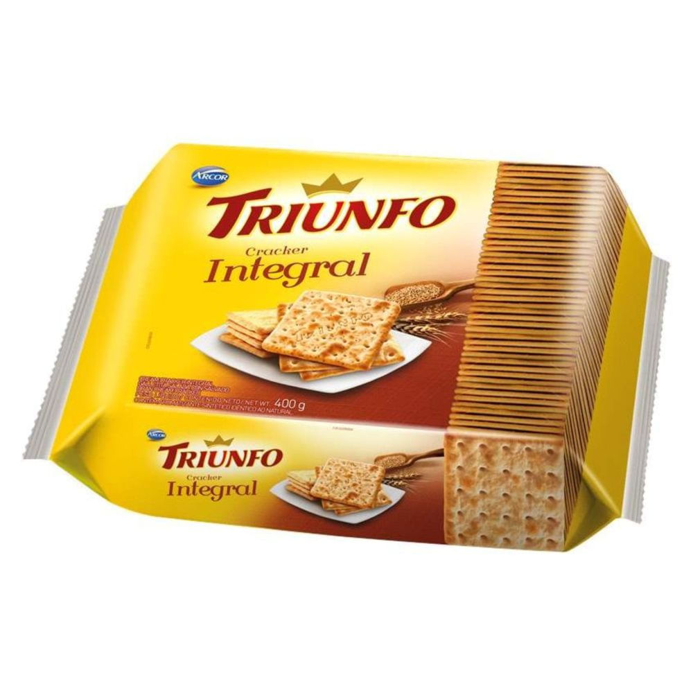 Biscoito Cream Cracker Triunfo Integral 400g Supermercado Coop
