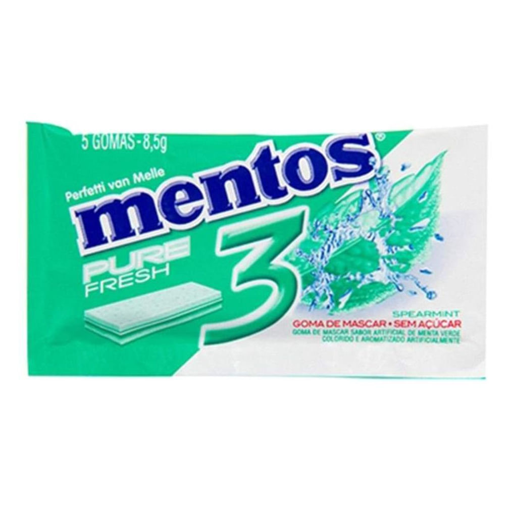 Chiclete Pure Fresh Spearmint Mentos 8.5g - Supermercado Coop