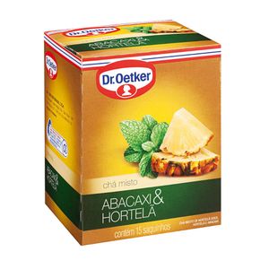 Chá Dr. Oetker Abacaxi com Hortelã | Com 15 Sachês