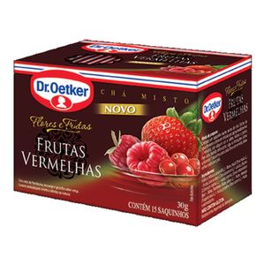 Chá Dr. Oetker Frutas Vermelhas | Com 15 Sachês