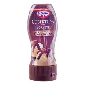 Cobertura para Sorvete Dr. Oetker sabor Chocolate 190g