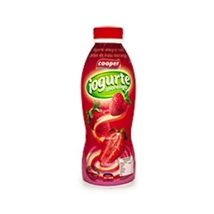Iogurte sabor morango Cooper 900ml