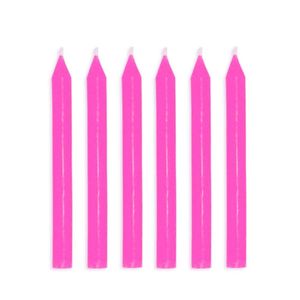 Vela palito rosa Kirey