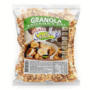 Granola com banana e mel Marpa 250g