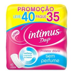 Absorvente days sem perfume leve 40 pague 30 Intimus