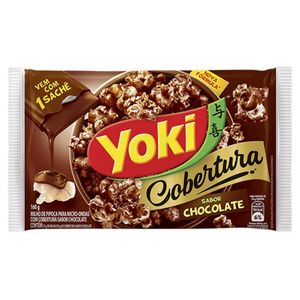 Pipoca para Micro-ondas com Cobertura de Chocolate Yoki 160g