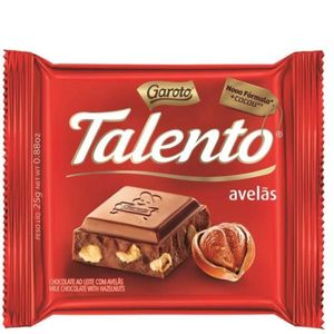 Chocolate Talento ao Leite com Avelã 25g