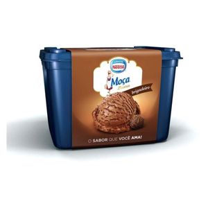 Sorvete de brigadeiro Moça Nestlé 1.5 litros