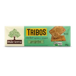 Biscoito Cream Cracker Mãe Terra Tribos Orgânico de Gergelim 130g