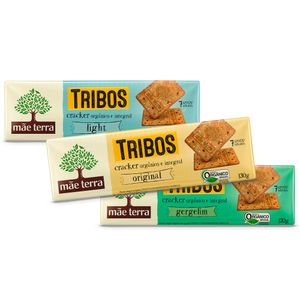 Biscoito Cream Cracker Mãe Terra Integral Orgânico Original 130g