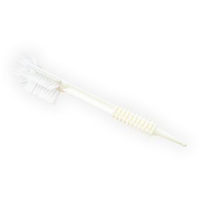 Escova para limpeza de mamadeira dupla ação branco Kuka