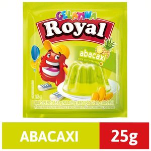 Gelatina sabor abacaxi Royal 25g
