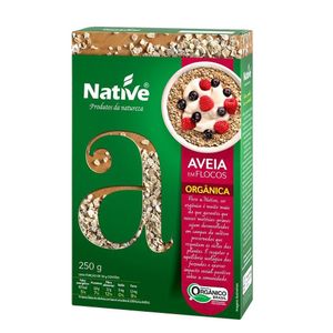 Aveia em flocos finos orgânica Native 250g