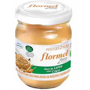 Doce de leite com coco zero Flormel 210g