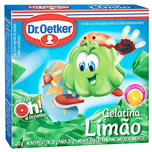 Gelatina sabor limão Dr. Oetker 20g
