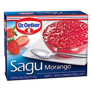 Mistura para sagu sabor morango Dr.Oetker 250g