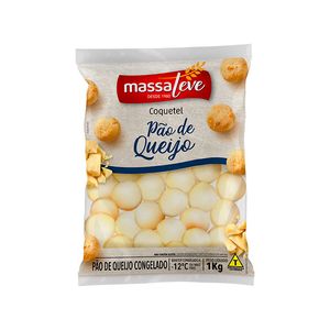Pão de queijo coquetel Massa Leve 1kg