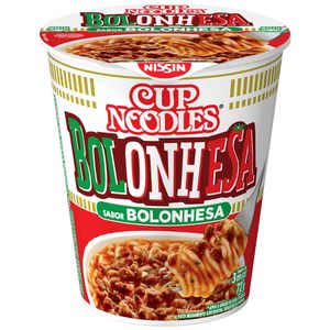 Macarrão Instantâneo Sabor Bolonhesa Cup Noodles 72g