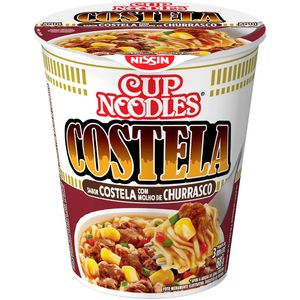Macarrão Instantâneo Sabor Costela Com Molho de Churrasco Cup Noodles 68g