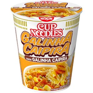 Macarrão Instantâneo Sabor Galinha Caipira Cup Noodles 69g