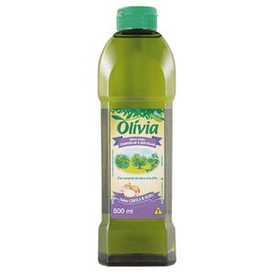 Óleo Composto de Soja e Oliva  Cebola e Alho Olívia 500ml