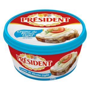 Creme de ricota light President 200g