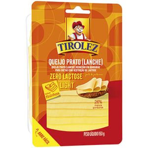 Queijo Mussarela Fatiado Zero Lactose Tirolez 150g