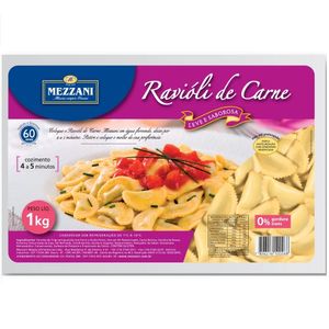 Ravióli Sabor Carne Mezzani 1kg