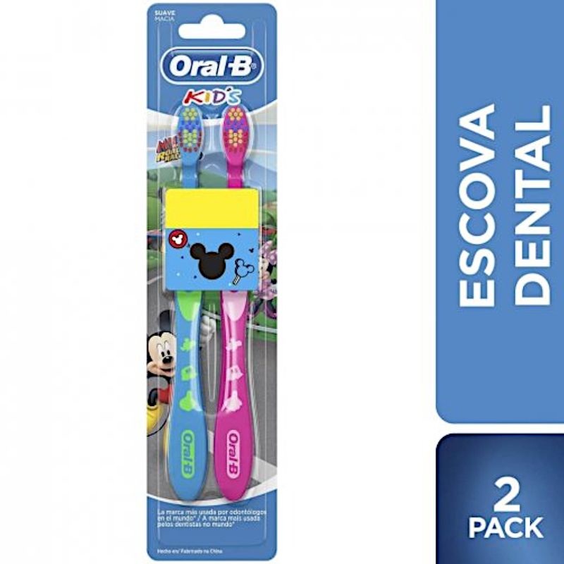 escova-dental-kids-mickey-com-2-unidades-oral-b-s
