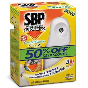 Multi-inseticida automático citronela aparelho e refil SBP 250ml