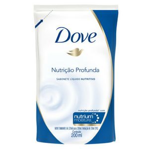 Sabonete líquido nutrição profunda refil Dove 200ml