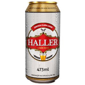 Cerveja clara lager Haller 473ml
