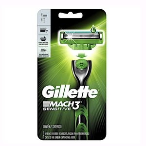Aparelho para Barbear Gillette Mach 3 Sensitive