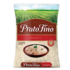Arroz Branco Tipo 1 Prato Fino 5kg