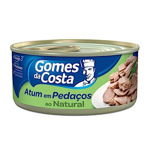 Atum em Pedaços Gomes da Costa ao Natural Lata 170g