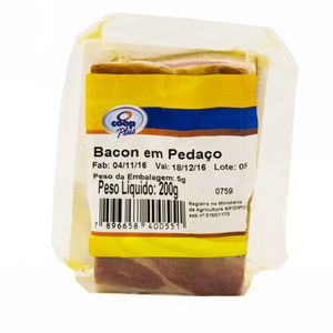 Bacon Pedaço Coop 200g