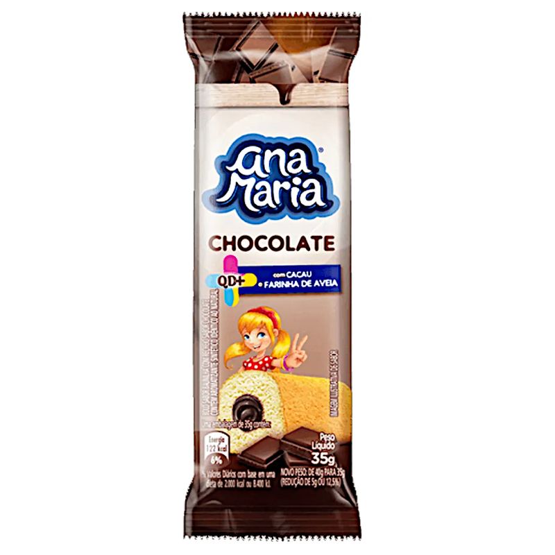 Bolinho Ana Maria sabor Chocolate 35g - Supermercado Coop